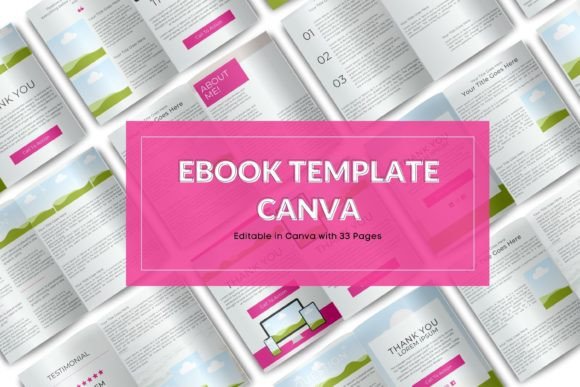 Download EDITABLE Canva Ebook &amp; Workbook Template - Ebook Collection