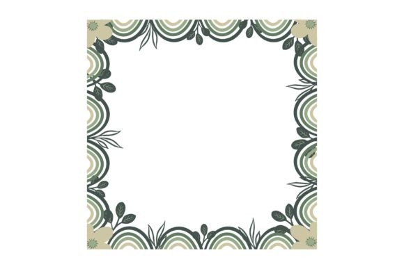 Download Flat Green Abstract Frame - Abstract frame Collection