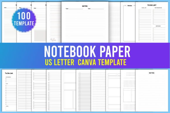 Download Notebook Paper Mega Bundle KDP Interiors - Ebook Collection
