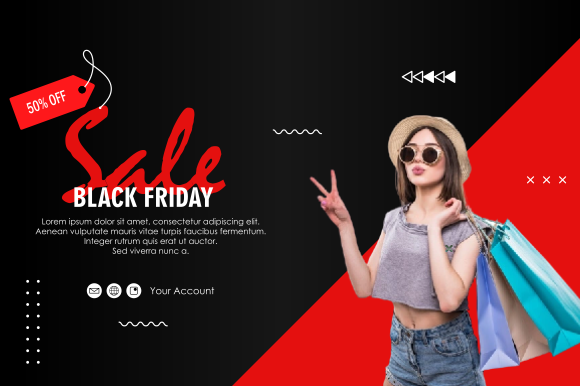 Download Banner Template for Black Friday Clearan - Premium Bundle