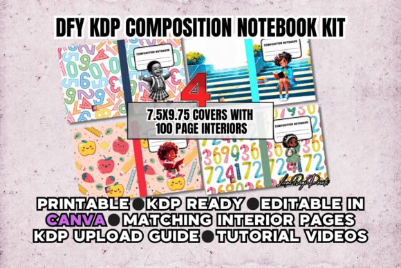 Download DFY KDP Composition Notebook Kit - Ebook Collection
