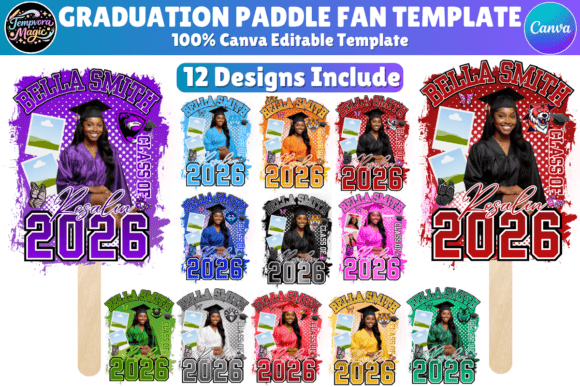Download Graduation Fan Paddle Template 2026 - Graduation fan Collection