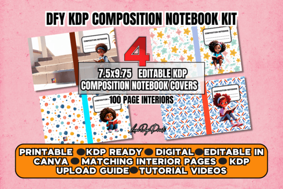 Download DFY KDP Composition Notebook Kit - Ebook Collection
