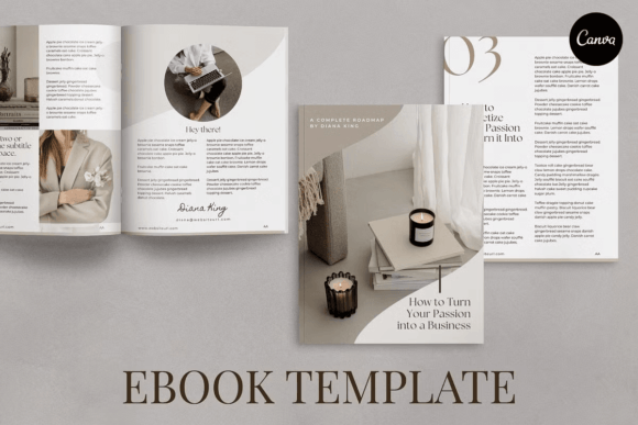 Download Ariel Ebook Template Canva - Ebook Collection