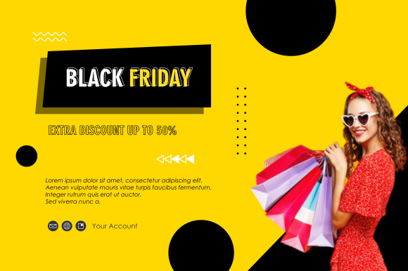 Download Banner Template for Black Friday Clearan - Premium Resources