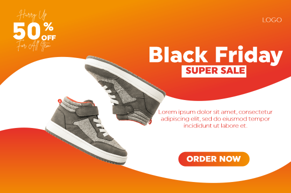 Download Banner Template for Black Friday Clearan - Premium Resources