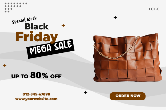 Download Banner Template for Black Friday Clearan - Premium Resources