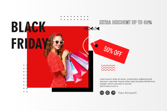 Download Banner Template for Black Friday Clearan - Premium Resources