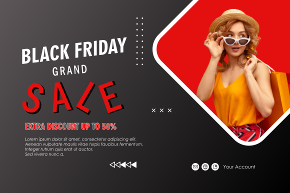 Download Banner Template for Black Friday Clearan - Premium Bundle