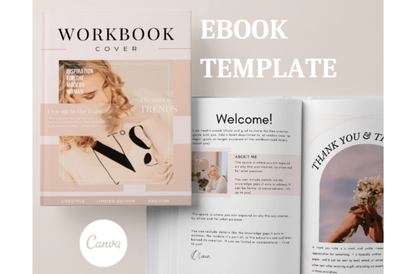 Download Ebook Template Canva | Workbook Template - Ebook Collection