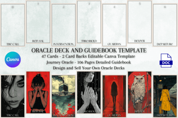 Download Editable Oracle Deck, Guidebook Template - Ebook Collection
